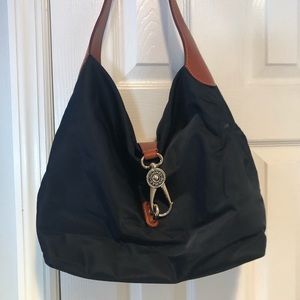 Dooney & Bourke navy nylon hobo